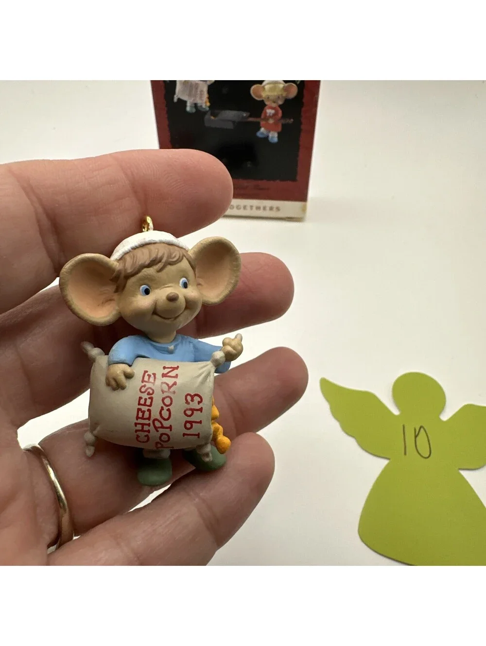 POPPING GOOD TIMES Hallmark Keepsake Christmas Ornament 1993 Mice Pop Corn